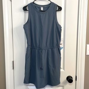 Free Country athletic dress, dusty blue, size M